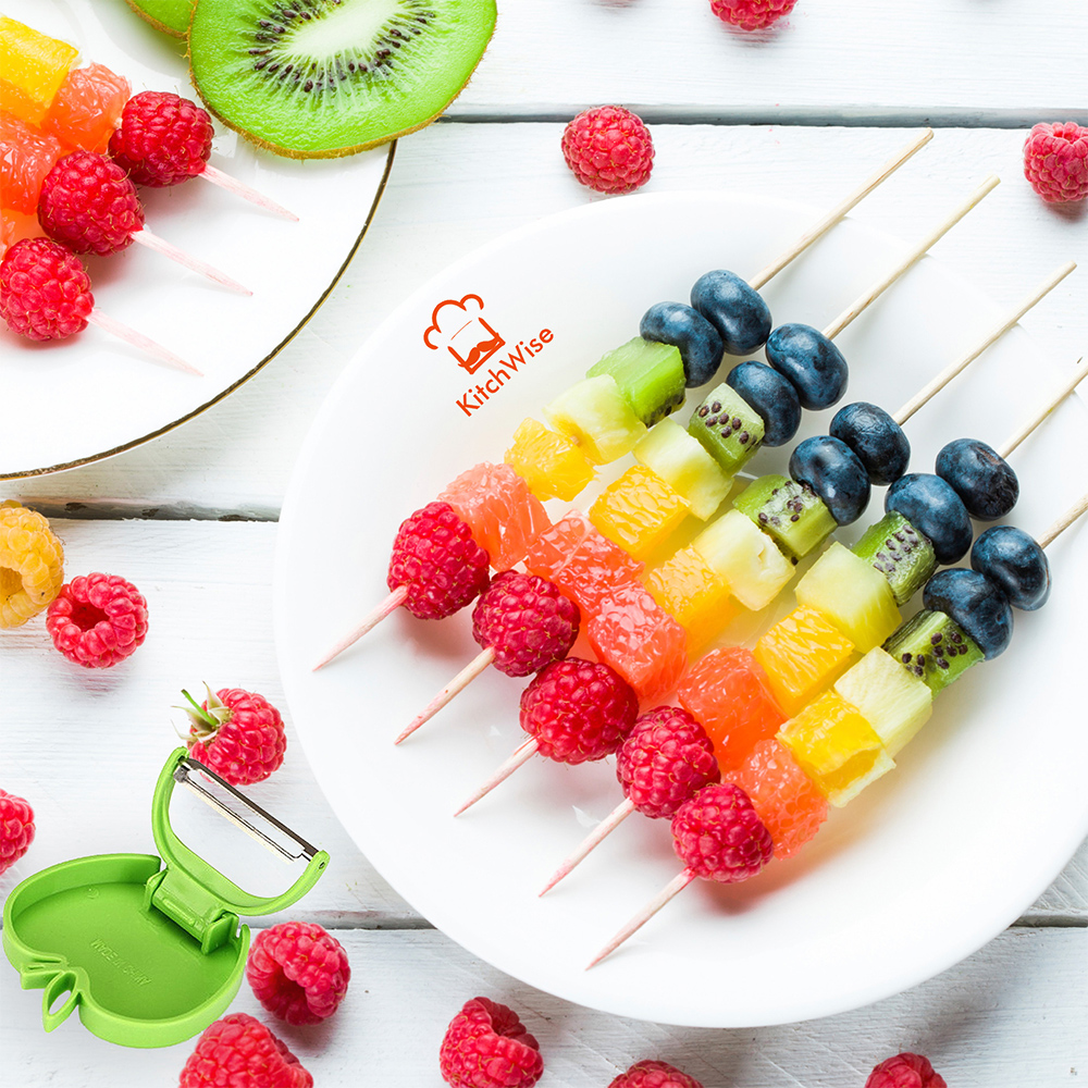 Kitchwise Vegetable Fruit Cutters Shapes Set 12pcs, Mini Cookie Cutters