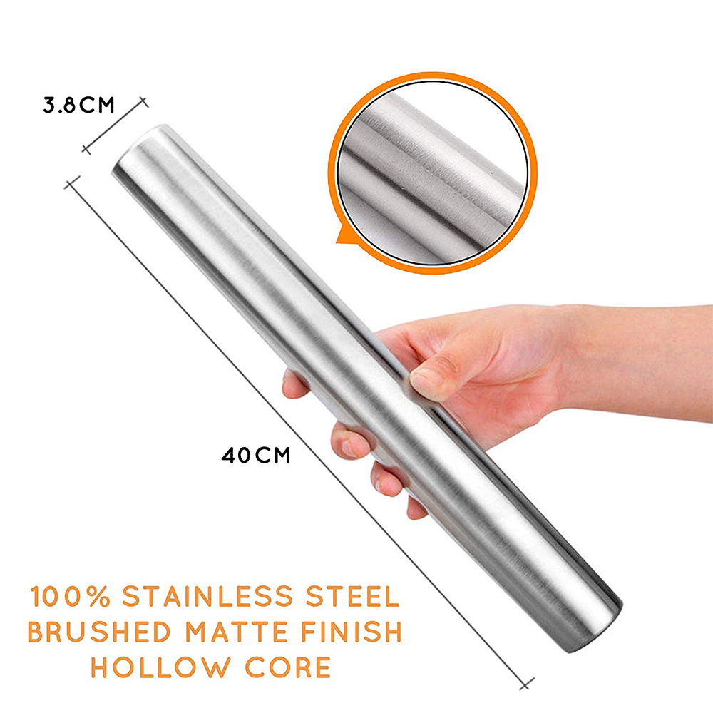 Stainless Steel Rolling Pin Kitchwise