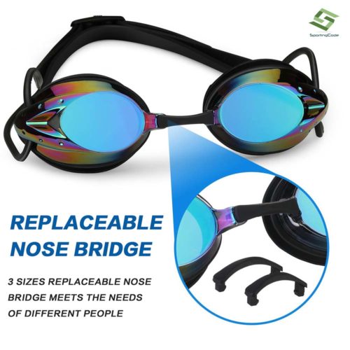 Swim Goggles with Ear Plug (2)